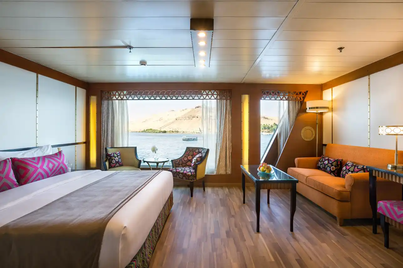 Cabin aboard the MY Alyssa Nile Cruise Nile cruise